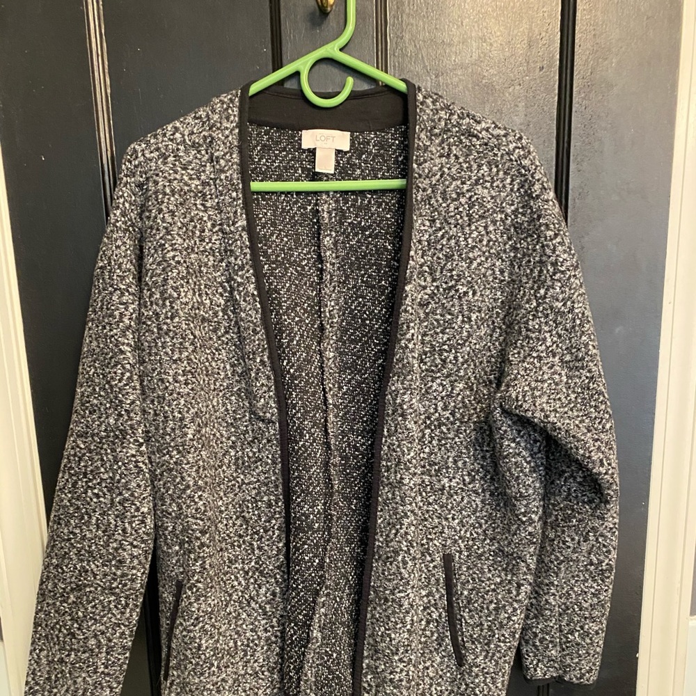 Loft cozy grey jacket/blazer